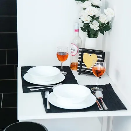 Black & White With A Gift Soft Panda Apartment Budapest