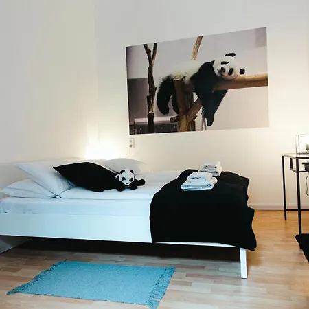 Black & White With A Gift Soft Panda Apartment Budapest