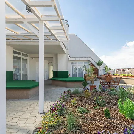 Rooftop City With Deep Garage