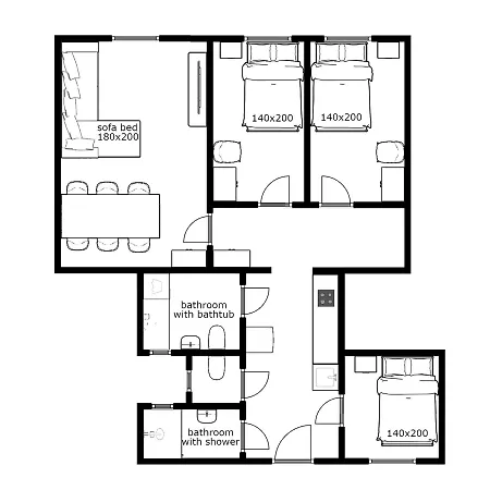 Joseph Boulevard - 3bdr, 2bath, 8ppl Apartment *