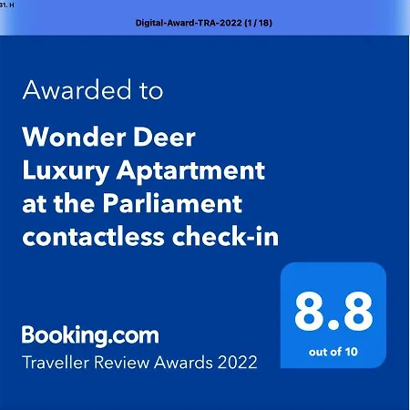 Wonder Deer Lux At The Parliament Self Check-in Lägenhet Budapest