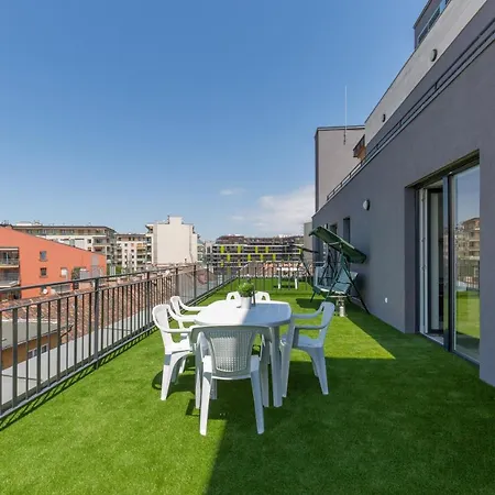 Appartamento Downtown Residences Leo - Ac, Elevator, Terrace Budapest