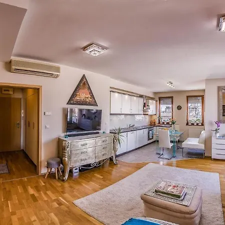 Apartment With Private 90 Sqm Rooftop, Free Parking And Air Condition Budapest
