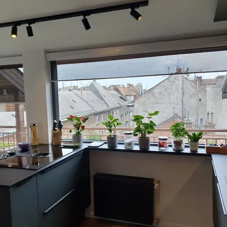 Apartment Modern Floor Loft With Balcony Budapest