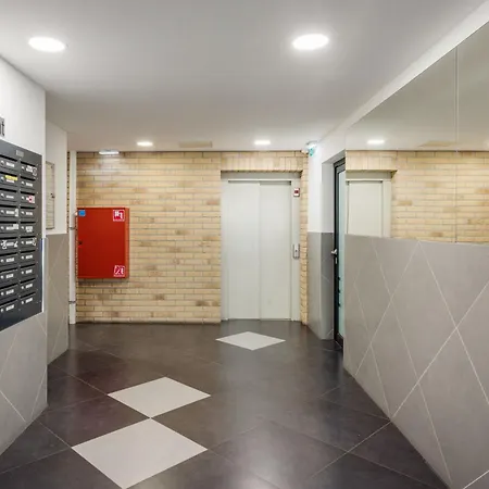 Bright Floor With Parking Apartment