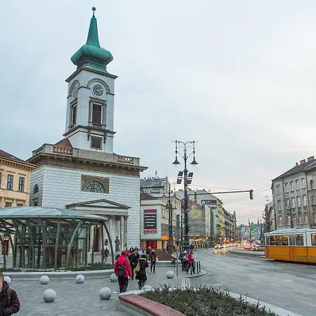 With Terrace In Heart Of The Budapest