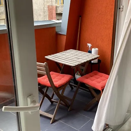 Trendy In The Heart Of The With Balcony Apartment