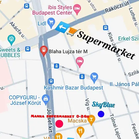 Skyblue Apartman Budapest