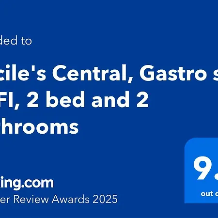 Cecile's Central, Gastro Str, Wifi, 2 Bed And 2 Bathrooms Apartment *