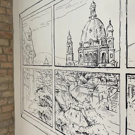 Lavender Circus Hand Drawn Apartments Apartment *