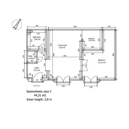 Apartment Semmihome Semmelweis Street Budapest