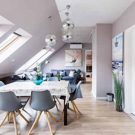 Sunny And Penthouse With Private Garage Budapesta