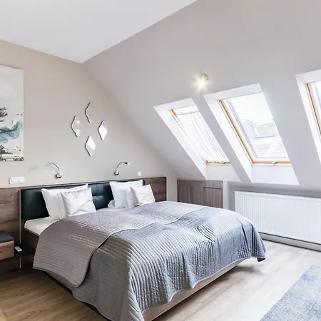 Sunny And Penthouse With Private Garage * Budapesta