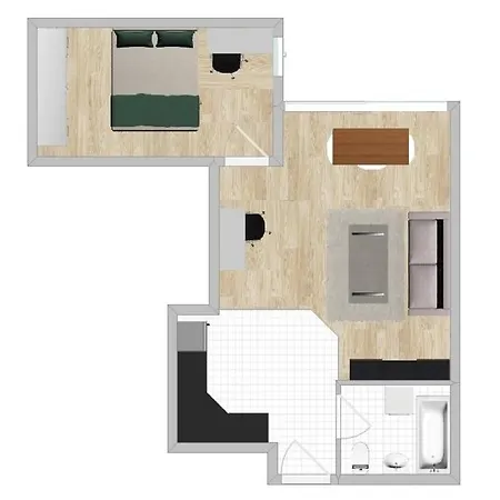 Spacious In Hip Neighborhood Apartment *