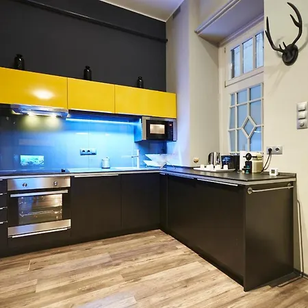 Location Yellow-black Apartment