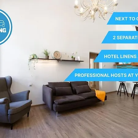 Free Parking Chain Bridge 4ppl, 2bdrm, Wifi, Smart Tv, Ac Apartment *