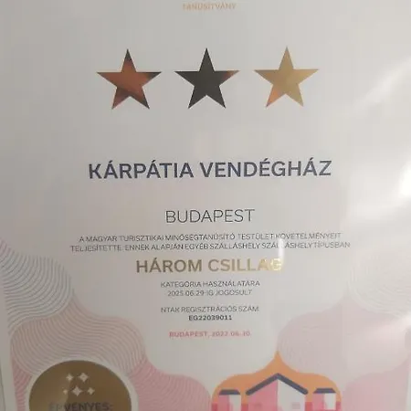 Гостевой дом Karpatia Vendeghaz 1201 *