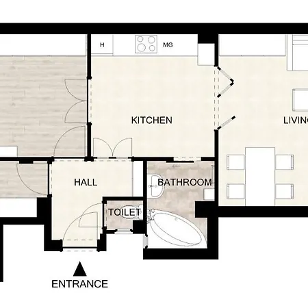 Apartment Riverside Mansion *