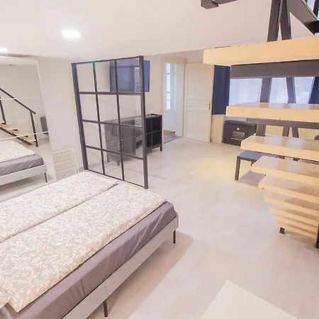 Industrial Double Loft Apartment Budapest