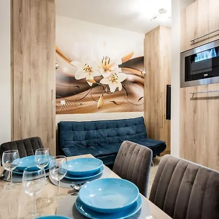 Blue And Silver Park Apartment Budapest