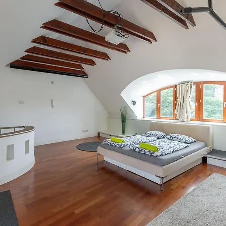 Penthouse With Free Parking And Free Bikes, Wellness 8 Min Walk Apartament *