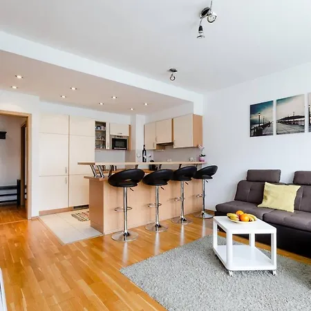 Flat At The Danube With Wellness *