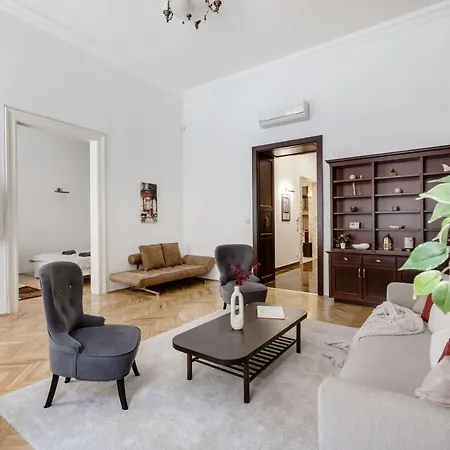 Luxe, Historic Downtown Landmarks 19 Century Apartment Budapest
