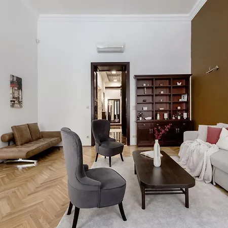 Luxe, Historic Downtown Landmarks 19 Century Apartment Budapest