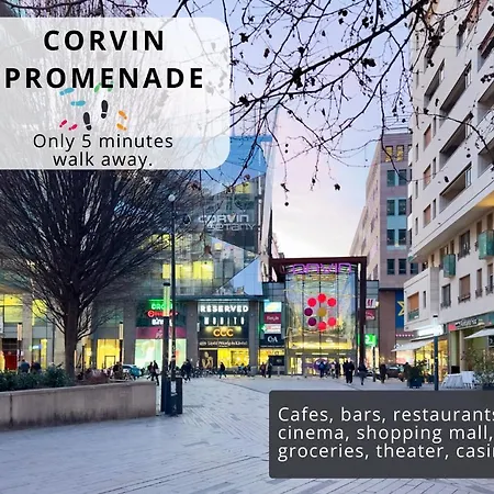 Apartmán Corvin - Free Parking- Budapešť