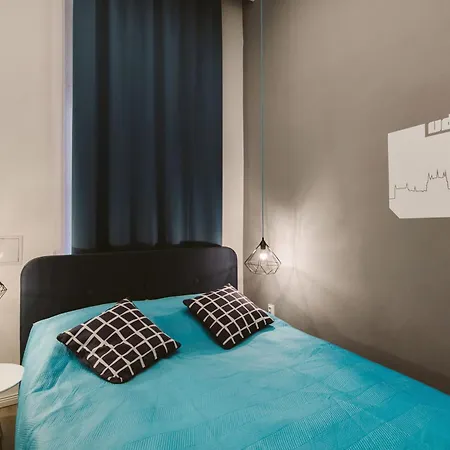 Turquoise Harmony In The Heart Of The Apartment