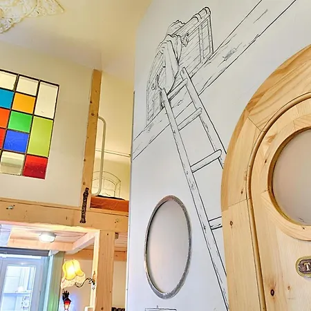 Lavender Circus Hand Drawn Apartments Apartment