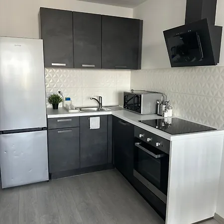 Apartament Modern Riverside With A Balcony And Garage Budapesta