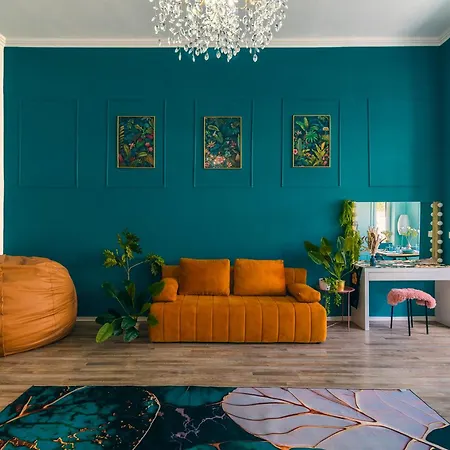 Apartment Art Deco Designer Luxury At Park, Cultural Center Of Budapest, Newly Renovated Budapest