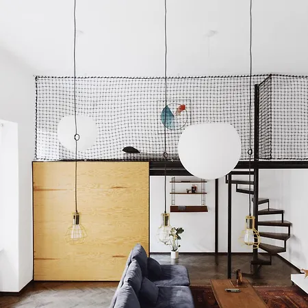 Apartment Designed In Hear Of *