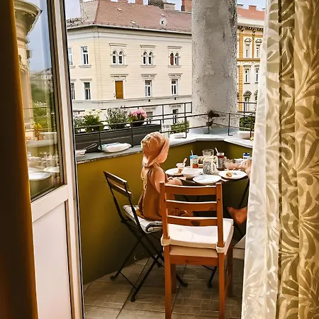 Saffron Center Panoramic Balcony 아파트 부다페스트