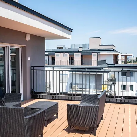 Free Parking Rooftop 4ppl Apartment Budapest