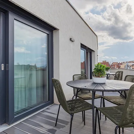 New Penthouse W Double Parking, Panoramic Balcony * Budapest