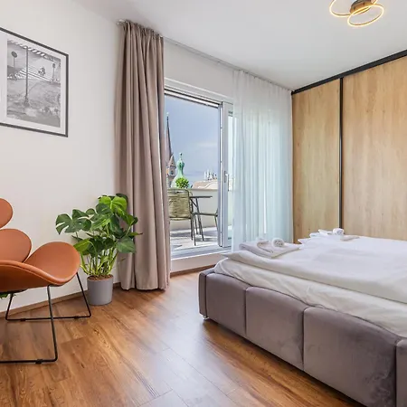 New Penthouse W Double Parking, Panoramic Balcony Apartment