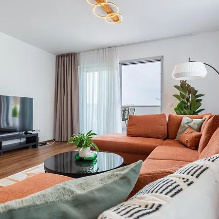 New Penthouse W Double Parking, Panoramic Balcony Budapest