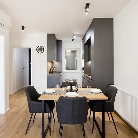 Sleek With Balcony And Parking Apartment Budapest