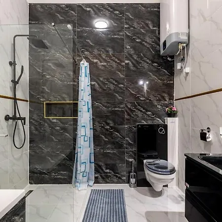 Apartamento Black Marble Unique Design Near Danube River