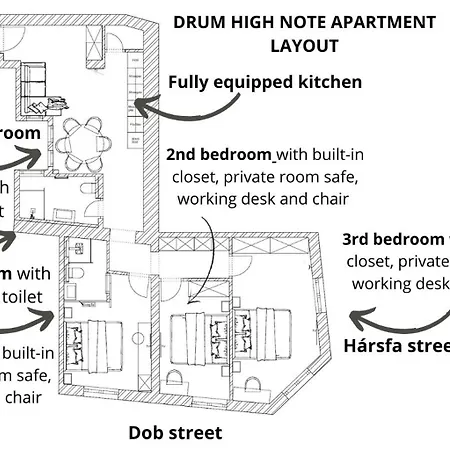 Apartment Cozy&comfy Drum 3 Bedrooms And Ac Budapest