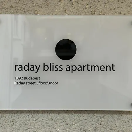 Raday Bliss Apartment Budapest