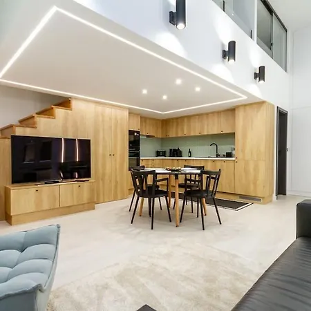 2 Bedroom W Ac Extravagant Gallery Loft By Newave Budapest