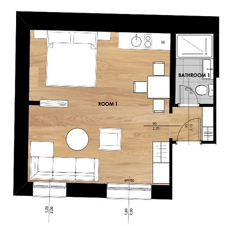 Appartement Brill 2 Boedapest