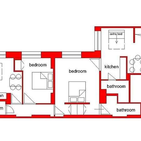 Apartment Deluxe In The Heart Of The *