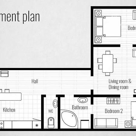 Апартаменты Akacfa 36 91 Mt 3 Bedroom District 7