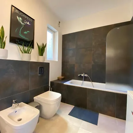 Apartmán 2 Bedroom 107 M2 Loft With Balcony Budapešť
