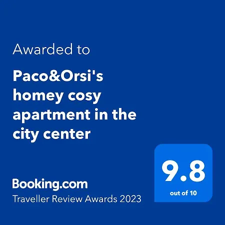 Paco&orsi's Homey Cosy In The City Center Lejlighed