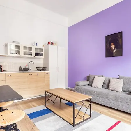 Stylish Purple In Heart Of * Budapest